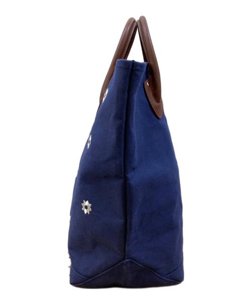 INFIELDER DESIGN（インフィールダーデザイン）INFIELDER DESIGN (インフィールダーデザイン) NICKGEAR　 (ニックギア) トートバッグ ネイビーの古着・服飾アイテム