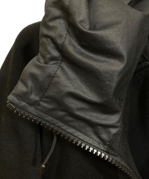 FRED PERRY（フレッドペリー）FRED PERRY (フレッドペリー) KNIT HOODED PARKA ブラック サイズ:Mの古着・服飾アイテム