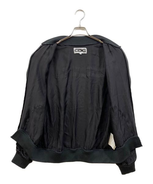 CDG（シーディージー）CDG (シーディージー) スタッフ ブルゾン ブラック サイズ:XLの古着・服飾アイテム