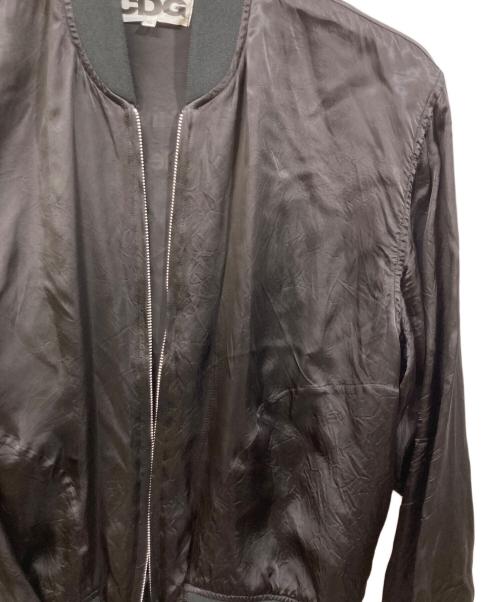 CDG（シーディージー）CDG (シーディージー) スタッフ ブルゾン ブラック サイズ:XLの古着・服飾アイテム