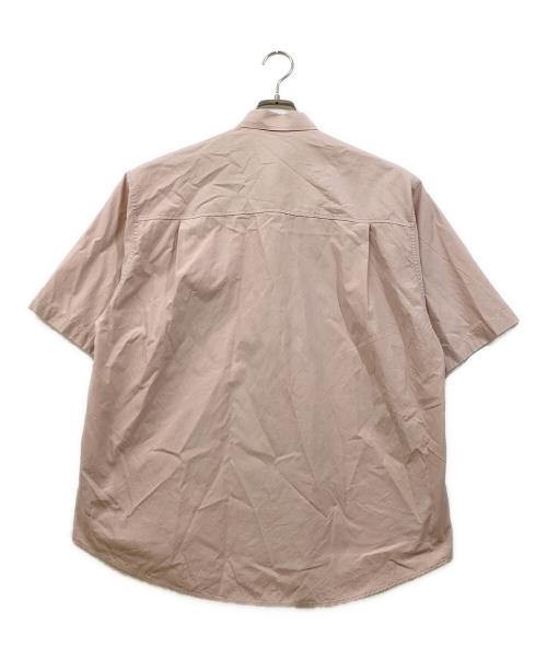 AURALEE（オーラリー）AURALEE (オーラリー) WASHED FINX TWILL HALF SLEEVED BIG SHIRTS ピンク サイズ:3の古着・服飾アイテム