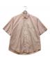 AURALEE（オーラリー）の古着「WASHED FINX TWILL HALF SLEEVED BIG SHIRTS」｜ピンク