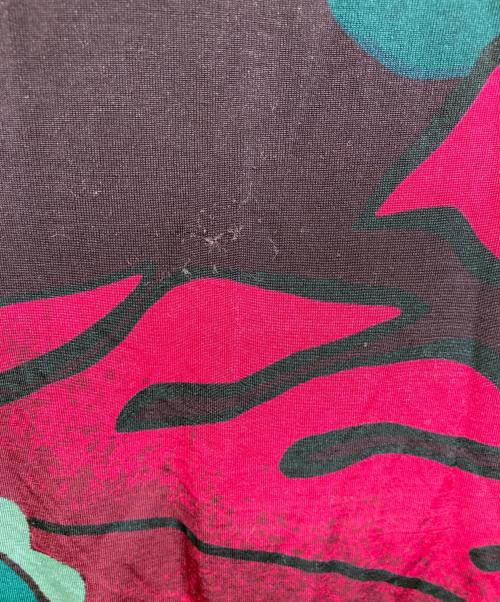 DRIES VAN NOTEN（ドリスヴァンノッテン）DRIES VAN NOTEN (ドリスヴァンノッテン) フローラルハイネックカットソー グリーン サイズ:Sの古着・服飾アイテム