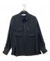 CULLNI（クルニ）の古着「Dry Double Satin Pocket Shirt」｜ブラック