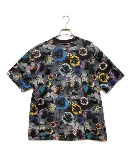 A BATHING APE（ア ベイシング エイプ）A BATHING APE (ア ベイシング エイプ) FLORAL CAMO LOGO RELAXED FIT TEE ブラック サイズ:Mの古着・服飾アイテム