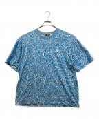 A BATHING APEア ベイシング エイプ）の古着「ABC Sea Surface Camo Relaxed Fit Tee」｜ブルー