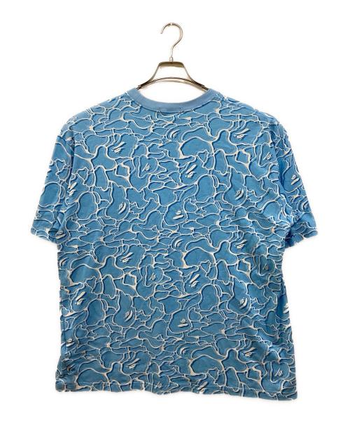 A BATHING APE（ア ベイシング エイプ）A BATHING APE (ア ベイシング エイプ) ABC Sea Surface Camo Relaxed Fit Tee ブルー サイズ:XLの古着・服飾アイテム