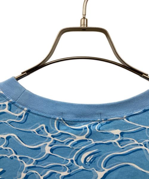 A BATHING APE（ア ベイシング エイプ）A BATHING APE (ア ベイシング エイプ) ABC Sea Surface Camo Relaxed Fit Tee ブルー サイズ:XLの古着・服飾アイテム