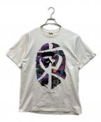 A BATHING APEア ベイシング エイプ）の古着「NEON TOKYO TEE」｜ホワイト