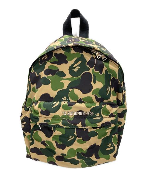 A BATHING APE（ア ベイシング エイプ）A BATHING APE (ア ベイシング エイプ) ABC CAMO SMALL SHOULDER DAYPACK グリーンの古着・服飾アイテム