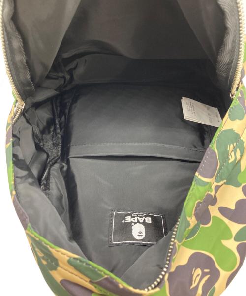 A BATHING APE（ア ベイシング エイプ）A BATHING APE (ア ベイシング エイプ) ABC CAMO SMALL SHOULDER DAYPACK グリーンの古着・服飾アイテム