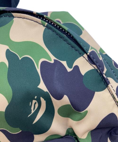 A BATHING APE（ア ベイシング エイプ）A BATHING APE (ア ベイシング エイプ) ABC CAMO SMALL SHOULDER DAYPACK グリーンの古着・服飾アイテム