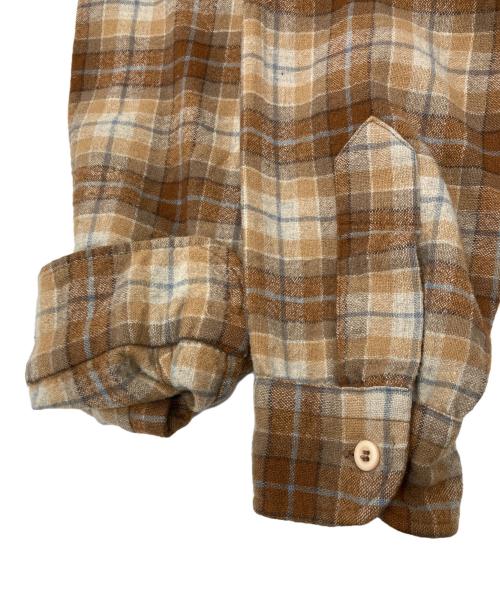 PENDLETON（ペンドルトン）PENDLETON (ペンドルトン) ウールシャツ ベージュ サイズ:Sの古着・服飾アイテム