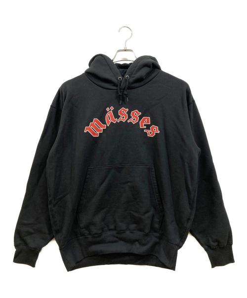 MASSES（マシス）MASSES (マシス) SWEAT HOODED METAL ブラック サイズ:Mの古着・服飾アイテム