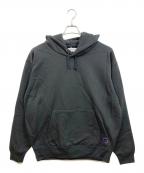 MASSESマシス）の古着「SWEAT HOODED EAGLE M」｜ブラック