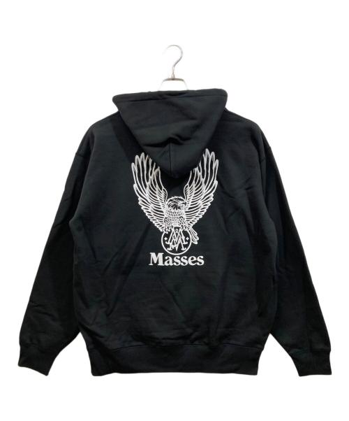 MASSES（マシス）MASSES (マシス) SWEAT HOODED EAGLE M ブラック サイズ:Mの古着・服飾アイテム