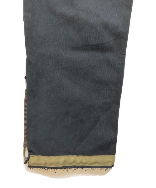 POLIQUANT（ポリクアント）POLIQUANT (ポリクアント) THE DEFORMED ADJUSTABLE THRIFTING DENIM ブラック サイズ:1の古着・服飾アイテム