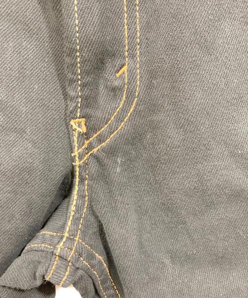 POLIQUANT（ポリクアント）POLIQUANT (ポリクアント) THE DEFORMED ADJUSTABLE THRIFTING DENIM ブラック サイズ:1の古着・服飾アイテム