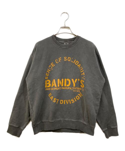 RATS（ラッツ）RATS (ラッツ) PIGMENT DYED CREW NECK SWEAT ブラウン サイズ:Mの古着・服飾アイテム