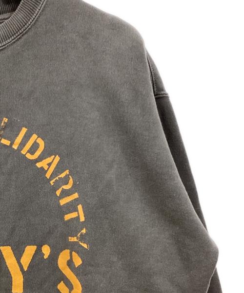 RATS（ラッツ）RATS (ラッツ) PIGMENT DYED CREW NECK SWEAT ブラウン サイズ:Mの古着・服飾アイテム