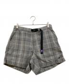 THE NORTHFACE PURPLELABELザ・ノースフェイス パープルレーベル）の古着「Madras Field Shorts」｜グレー