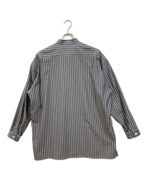 RAKINES（ラキネス）RAKINES (ラキネス) ストライプシャツ グレー サイズ:2の古着・服飾アイテム