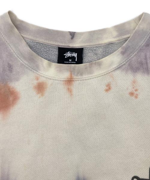 stussy（ステューシー）stussy (ステューシー) タイダイスウェット ベージュ サイズ:Mの古着・服飾アイテム