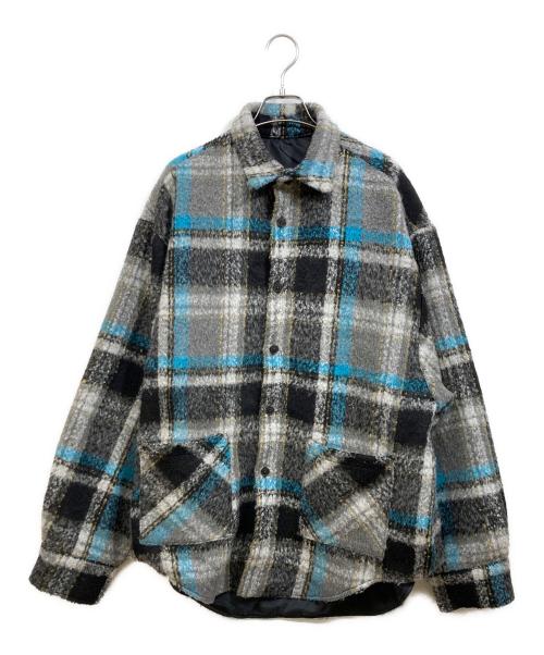 OY（オーワイ）OY (オーワイ) シャツジャケット グレー サイズ:記載なしの古着・服飾アイテム