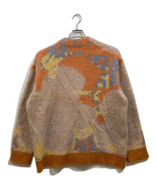 DISCOVERED（ディスカバード）DISCOVERED (ディスカバード) ART MOHAIR SHAGGY KNIT CARDIGAN オレンジ サイズ:1の古着・服飾アイテム