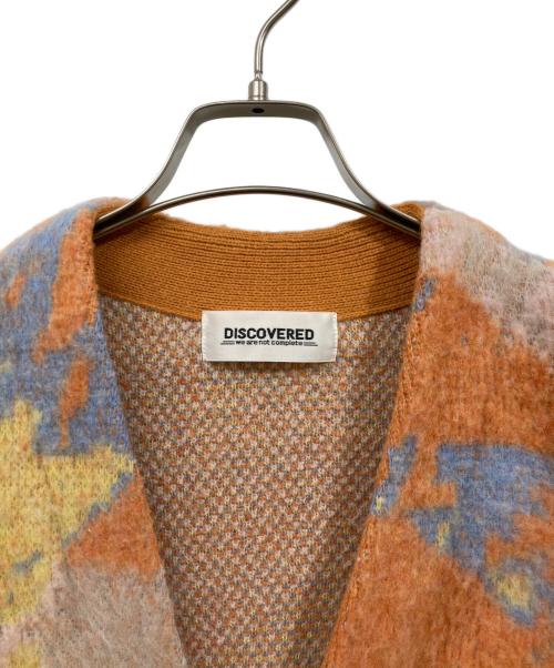 DISCOVERED（ディスカバード）DISCOVERED (ディスカバード) ART MOHAIR SHAGGY KNIT CARDIGAN オレンジ サイズ:1の古着・服飾アイテム