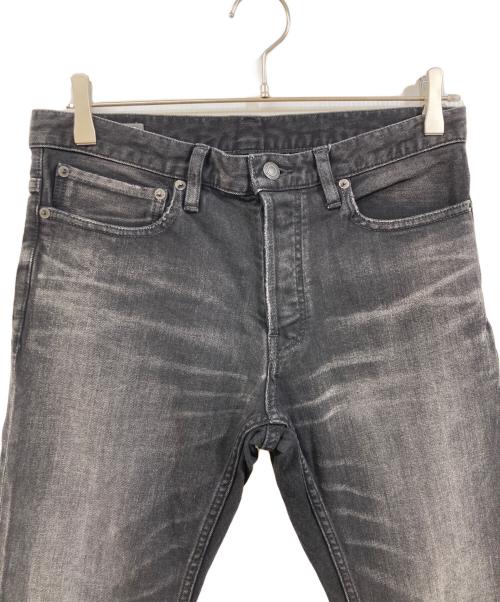 MINEDENIM（マインデニム）MINEDENIM (マインデニム) S.Slim STR 5ポケットデニムパンツ ブラック サイズ:9の古着・服飾アイテム