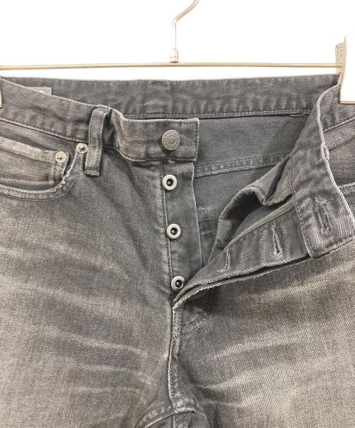 MINEDENIM（マインデニム）MINEDENIM (マインデニム) S.Slim STR 5ポケットデニムパンツ ブラック サイズ:9の古着・服飾アイテム