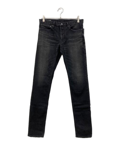 MINEDENIM（マインデニム）MINEDENIM (マインデニム) S.Slim STR 5ポケットデニムパンツ ブラック サイズ:9の古着・服飾アイテム