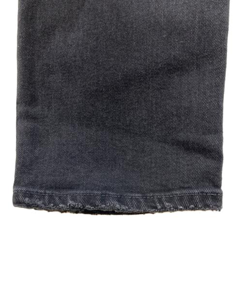 MINEDENIM（マインデニム）MINEDENIM (マインデニム) S.Slim STR 5ポケットデニムパンツ ブラック サイズ:9の古着・服飾アイテム