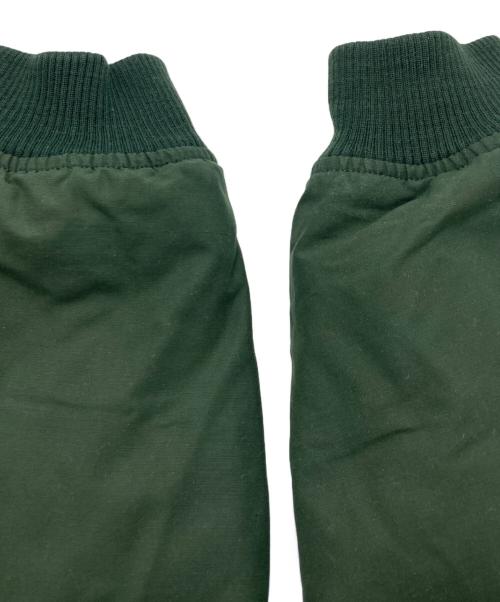 Eddie Bauer（エディーバウアー）Eddie Bauer (エディーバウアー) リバーシブルキルティングブルゾン グリーン サイズ:サイズ表記無しの古着・服飾アイテム