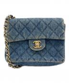 CHANELシャネル）の古着「ミニマトラッセデニムショルダーバッグ」｜インディゴ
