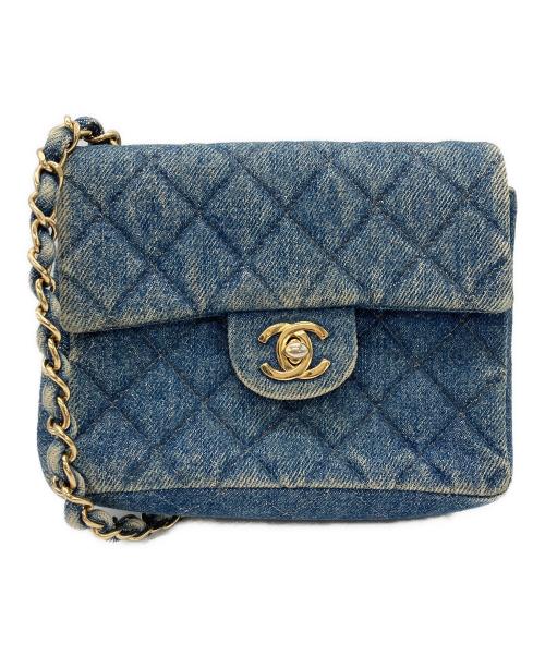 CHANEL（シャネル）CHANEL (シャネル) ミニマトラッセデニムショルダーバッグ インディゴの古着・服飾アイテム