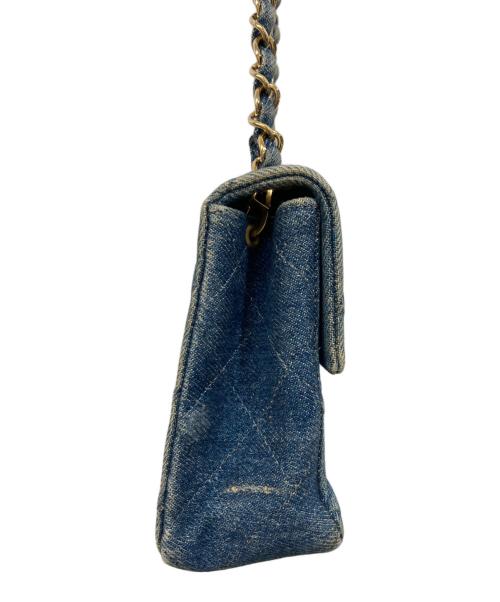 CHANEL（シャネル）CHANEL (シャネル) ミニマトラッセデニムショルダーバッグ インディゴの古着・服飾アイテム