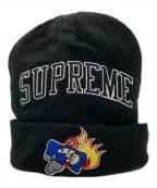 SUPREMEシュプリーム）の古着「ニットキャップ」｜ブラック