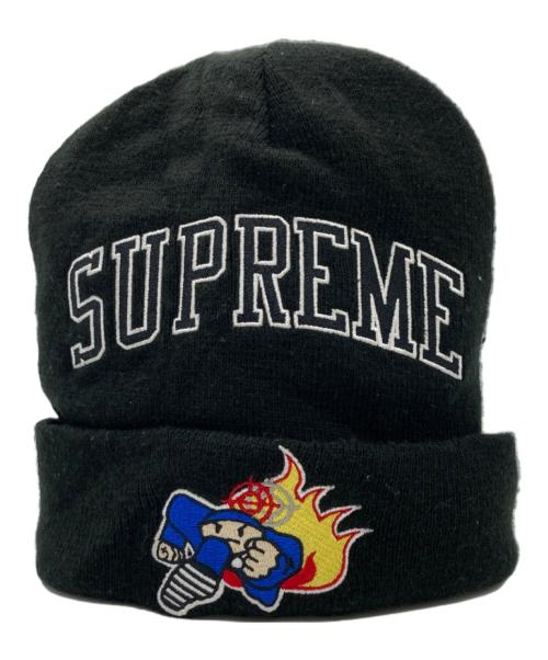 SUPREME（シュプリーム）SUPREME (シュプリーム) ニットキャップ ブラックの古着・服飾アイテム