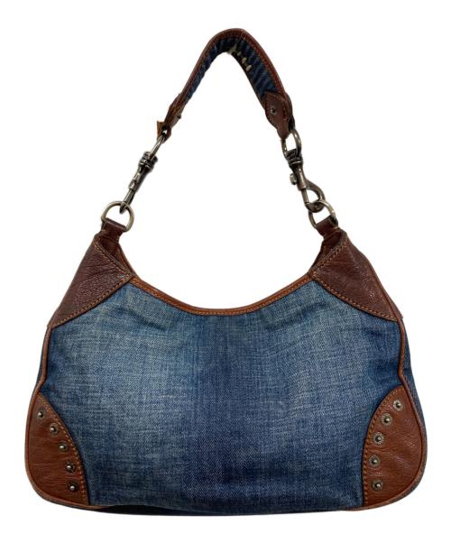 MIU MIU（ミュウミュウ）MIU MIU (ミュウミュウ) デニムワンショルダーバッグ インディゴの古着・服飾アイテム