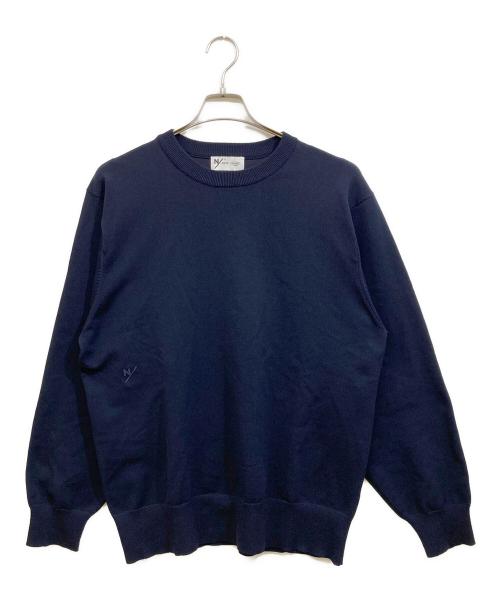 NATURAL WORKS（ナチュラル ワークス）NATURAL WORKS (ナチュラル ワークス) クルーネックニット ネイビー サイズ:XLの古着・服飾アイテム