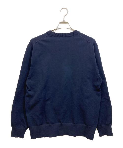 NATURAL WORKS（ナチュラル ワークス）NATURAL WORKS (ナチュラル ワークス) クルーネックニット ネイビー サイズ:XLの古着・服飾アイテム