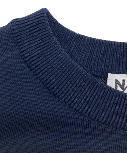 NATURAL WORKS（ナチュラル ワークス）NATURAL WORKS (ナチュラル ワークス) クルーネックニット ネイビー サイズ:XLの古着・服飾アイテム