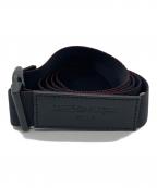 COMME des GARCONS HOMMEコムデギャルソン オム）の古着「ナイロンミリタリーベルト」｜ブラック