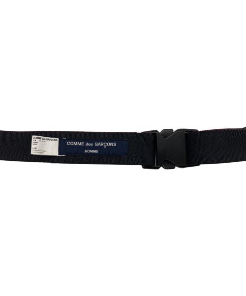 COMME des GARCONS HOMME（コムデギャルソン オム）COMME des GARCONS HOMME (コムデギャルソン オム) ナイロンミリタリーベルト ブラック 未使用品の古着・服飾アイテム