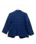 JUNYA WATANABE COMME des GARCONS ((ジュンヤワタナベ コムデギャルソン) ツイードジャケット ネイビー サイズ:M：18000円