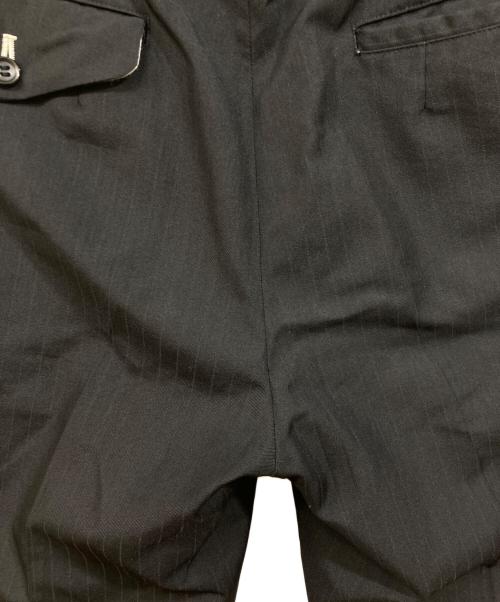 COMME des GARCONS HOMME DEUX（コムデギャルソン オム ドゥ）COMME des GARCONS HOMME DEUX (コムデギャルソン オム ドゥ) シャドーストライプスラックスパンツ ブラック サイズ:Mの古着・服飾アイテム