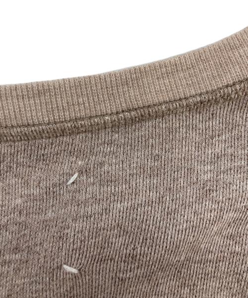 Maison Martin Margiela（メゾンマルタンマルジェラ）Maison Martin Margiela (メゾンマルタンマルジェラ) エルボーパッチスウェット ブラウン サイズ:46の古着・服飾アイテム