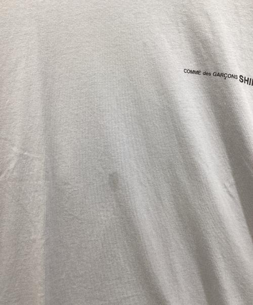 COMME des GARCONS SHIRT（コムデギャルソンシャツ）COMME des GARCONS SHIRT (コムデギャルソンシャツ) Cotton Jersey Plain CDG SHIRT Black Logo at Front S/S TEE グレー サイズ:Sの古着・服飾アイテム